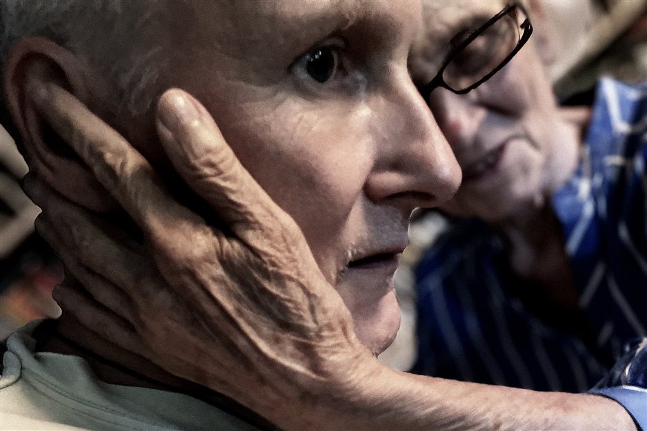 September 2024, with my mom after chemotherapy